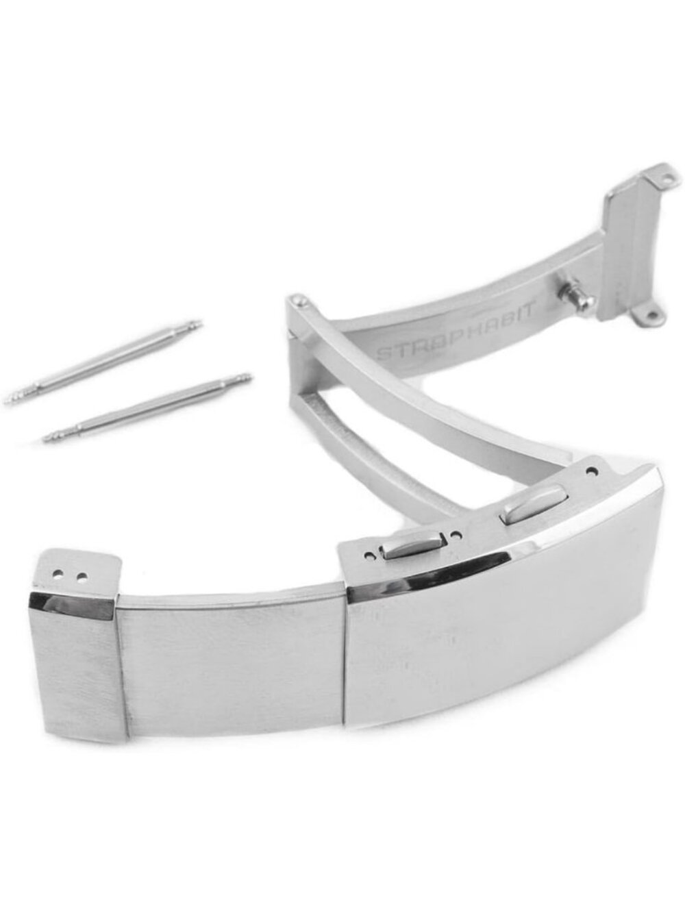 Stainless Steel Quick Adjust Deployant Watch Clasp & Repair Kit - Easy Fix!